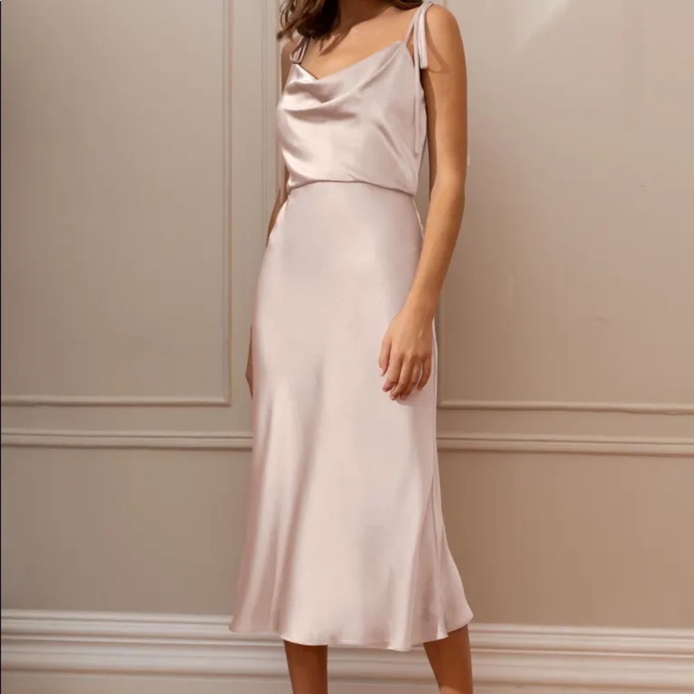 Jenny Yoo Kat Dress (Prosecco)